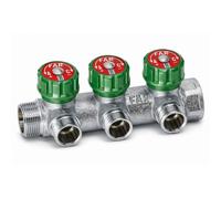 Collettore componibile cromato a 3 derivazioni 1/2" Eurokonus FAR 3822