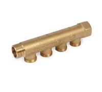 Collettore componibile Giacomini impianti sanitari M/F 1 pollice x 16 4 attacchi R580CY044