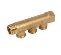 Collettore componibile Giacomini senza rubinetto M/F 1 x 3/4 3 stacchi R580CY053