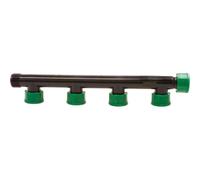 DIANFLEX 244-H436-06 Collettore con OR 4 uscite 1" per impianti di irrigazione, Multicolore