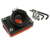 Collettore d' aspirazione & Spacer, Stage6 R/T per lang, - D = 28 mm, breve rettilineo posteriore Bright Orange Peut, Jet Force C Tech, LUDIX, Speedfight 3 LC 50