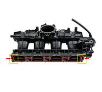 Collettore di Aspirazione Parti tubo aspirazione for Seat Altea 5P1 1.8 TFSI