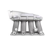 Collettore di aspirazione per motore stradale serie Ultra argento/nero compatibile con Honda Civic Coupe (Si) RSX K20A K20A2 K20Z1 K24A1 2002-2005(Silver)
