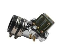Collettore di aspirazione scooter Compatibile con Minarelli JOG 50 90 3KJ 4DM 1E40QMB per l'uso con PWK28 PZ28 carburatori(Black)