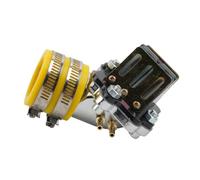 Collettore di aspirazione scooter Compatibile con Minarelli JOG 50 90 3KJ 4DM 1E40QMB per l'uso con PWK28 PZ28 carburatori(Yellow)