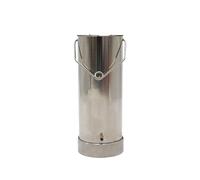 Collettore di campionatori d'acqua in acciaio inox ispessito, 5 l, resistente barile di campionamento di qualità dell'acqua per fiumi, laghi e raccolta di acque superficiali
