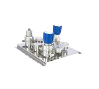 Collettore di commutazione semiautomatico 1PCS 200Bar, due bottiglie di azoto, elio, anidride carbonica, pannello di gas ossigeno(Argon Regulator)