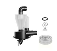 Collettore di polvere di ciclone a doppia filtrazione 2. Compatibile da 5 pollici con filtro turbo in legno di polvere industriale Collettore di polvere di polvere(UN)