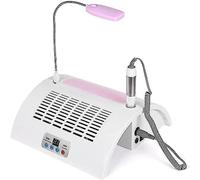 Collettore Di Polvere Per Trapano E Lampada Per Asciugare Le Unghie, Trapano Elettrico Multifunzionale Per Unghie Collettore Di Aspirazione Della Polvere Nail Art Lampada Scrivania LED UV Lampada