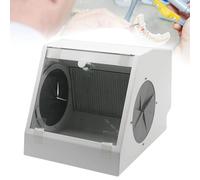 Collettore di polveri dentale professionale con luce LED e filtri, grande finestra per una visione chiara, previene la fuoriuscita della polvere e riduce i danni in laboratori dentali e officine