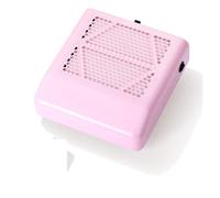 Collettore di polveri for unghie professionale for aspiratore for manicure Macchina for aspirapolvere for polvere for unghie for attrezzature for salone di manicure,Potente Doppio(Pink)