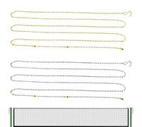 Collettore di rete per pallavolo - 2,5 m/8,2 piedi, set da per impostare la palla, misurazione 'altezza 'attrezzatura da per la costruzione e la formazione di spazi esterni