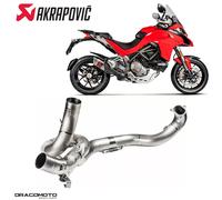 Collettore DUCATI MULTISTRADA 1260 ABS 2018-2020 AKRAPOVIC Titanio RC E-D12E6