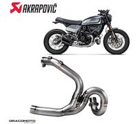 Collettore DUCATI SCRAMBLER 803 ABS Icon 2021-2022 AKRAPOVIC Titanio RC E-D8E2