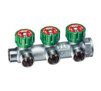 Collettore multi far 3/4 con rubinetti 3 vie - int.45 Far