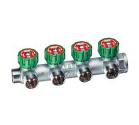 Collettore multi far 3/4 con rubinetti 4 vie - int.45 Far