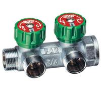 COLLETTORE FAR PER IMPIANTI SANITARI 3/4 A 2-3-4 VIE CON USCITE 24X19 E OGIVE