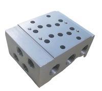 Collettore for elettrovalvola serie SY3140, valvola pneumatica, scheda di controllo valvola G 1/8 NBSANMINSE(3 Position)