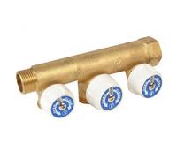 Collettore Giacomini componibile con rubinetti 1 pollice x 16 M/F R585CY043