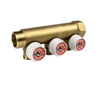 Collettore Giacomini componibile con rubinetti 3/4x16/3 R585CY023