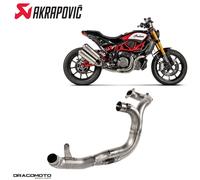 Collettore INDIAN FTR 1200 S ABS Race Replica 2019-2020 AKRAPOVIC Titanio RC ...