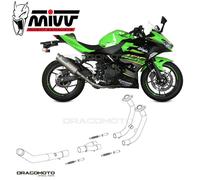Tubo Elimina Kat MIVV Decatalizzatore Inox KAWASAKI NINJA 400 2018 2023