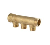 COLLETTORE LINEARE IN OTTONE GIALLO 1" x 1/2 5Vie Collettori