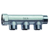 Collettore Lineare in Ottone per Riscaldamento Maschio Far 340034