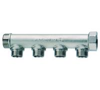 COLLETTORE LINEARE RISCALDAMENTO 1" x 4 USCITE 1/2" COMPRESO RACCORDI ITAP