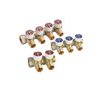 COLLETTORE LINEARE MASCHIO/FEMMINA 3/4"" CON RUBINETTI MOD.227 ICMA 3 vie da 1/2