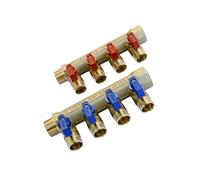 Collettore Lineare Nino 3/4" X 1/2" 4 Vie Tiemme