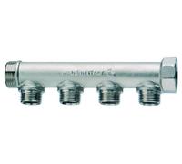 COLLETTORE LINEARE RISCALDAMENTO 1" x 4 USCITE 1/2" COMPRESO RACCORDI ITAP