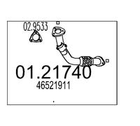 Collettore Marmitta Mts 01.21740