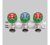 Collettore Multi Far 1 con Rubinetti 3 Vie INT.45