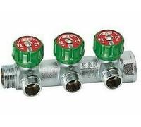 COLLETTORE PER IMPIANTI RISCALDAMENTO E SANITARI 3/4"X 3 VIE MULTIFAR