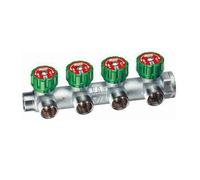 COLLETTORE PER IMPIANTI RISCALDAMENTO E SANITARI 3/4"X 4 VIE MULTIFAR