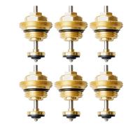 Collettore per riscaldamento a pavimento, 6 pezzi, inserto valvola per collettore, perno di ritorno valvola M30 x 1,5 mm, inserto valvola di ritorno, nucleo valvola di ritorno per attuatore UFH