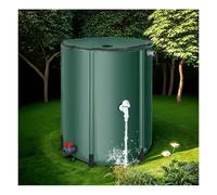 Collettore portatile per acqua piovana da 100 l, ecologico, tessuto resistente agli strappi, versatile per uso esterno, soluzione efficiente per la raccolta dell'acqua (verde)