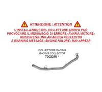 COLLETTORE RACING ARROW ACCIAIO INOX RACING PER HONDA FORZA 750 25-26