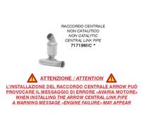 COLLETTORE RACING ELIMINA CATALIZZATORE ARROW PER CF MOTO 800 MT / 800 MT-X 2025