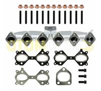 COLLETTORE SCARICO GHISA COMPLETO GUARNIZONI BMW 7 E38 E65 E66 730D 3.0 M57 M57N