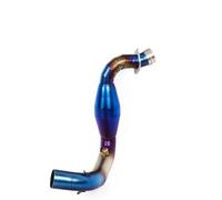 Collettore Silenziatore Collegamento Centrale Di Scarico Moto Per Bmw Per G310r Gs Tubo Collegamento In Acciaio Inossidabile Slip On Per Tubo Di Coda Moto(Blu)