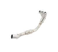 Collettore Silenziatore Moto Di Scarico Modificato Per BMW Per S1000R 2021-2023 Per S1000RR 2019-2023 Tubo Di Collegamento Anteriore Marmitta Moto(Argento)