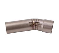 Collettore Silenziatore Per BMW Per F650GS Per F700GS Per F800GS Per F800R Per F800GT 2009-2016 Tubo Di Scarico Moto Metà Centrale Di Collegamento Tubo(Titanium Alloy)