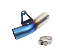 Collettore Silenziatore Per BMW Per S1000RR Per S 1000 RR 2009 2010 2011 2012 2013 2014 2015 Silenziatore Di Scarico Moto Centrale Di Collegamento Tubo Di Collegamento Tubo(Blue Stainless)