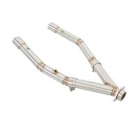 Collettore Silenziatore Scarico Moto Modificato Per BMW Per G310R Per G310GS 310R 310GS Anteriore Centrale Collegamento Doppio Tubo Collegamento 51mm Moto Silenziatore