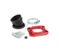 Collettore STAGE6 360° rosso x AM6/Derbi x carburatori PWK 30-34mm