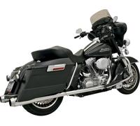 Collettori crossover True Dual cromati Power Curve Bassani Xhaust Harley-Davidso