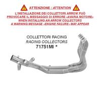 COLLETTORI RACING ARROW ACCIAIO INOX RACING PER BMW S 1000 XR 25 - 26