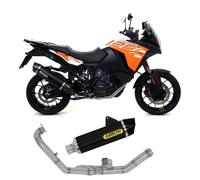 Collettori+Terminale Arrow Omol Allum Nero KTM 1290 Super Adventure 2017 2020